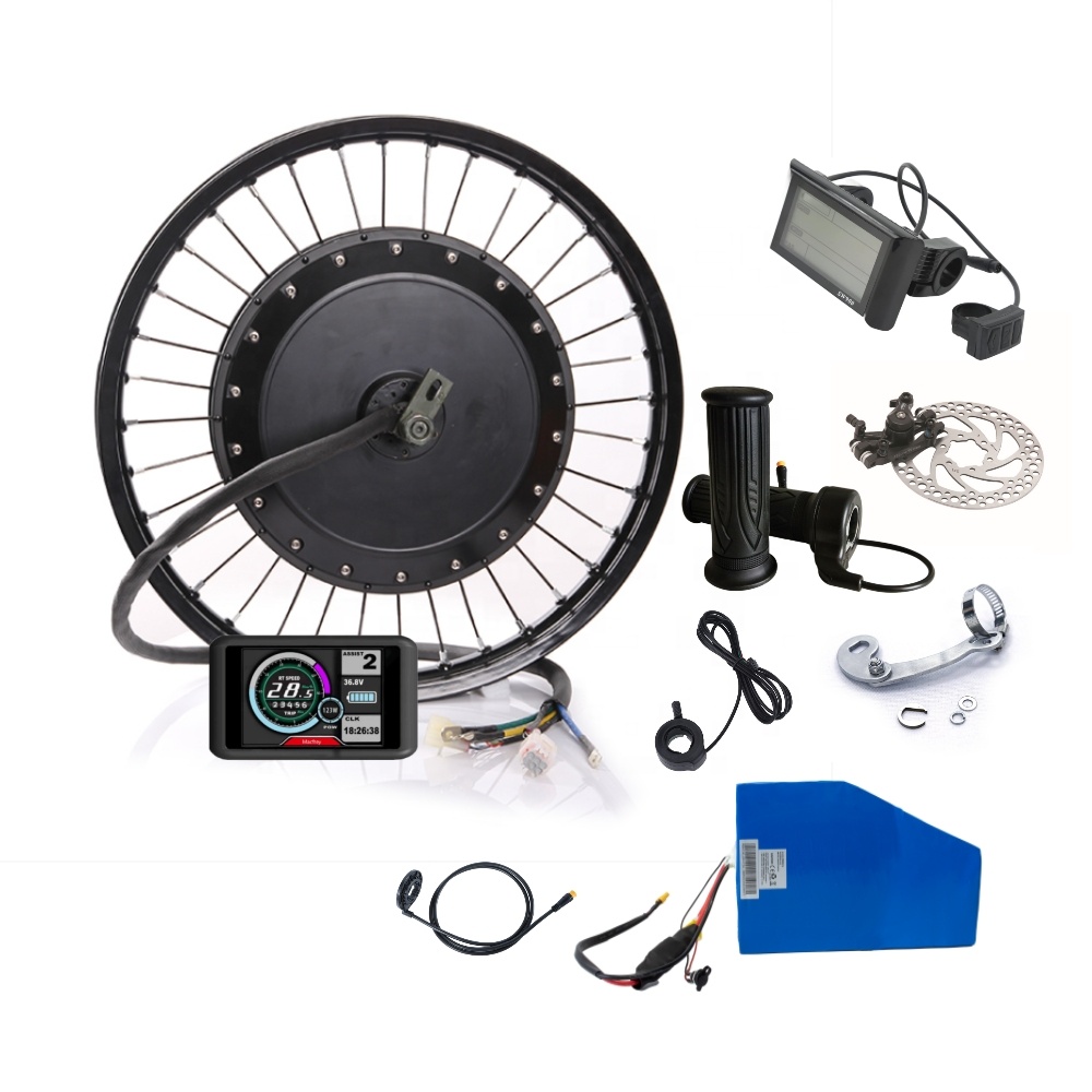 ชุดแปลงจักรยานไฟฟ้าแรงบิดสูง 7 - Electric Motorcycle Conversion Kit 72V บทวิจารณ์และราคา