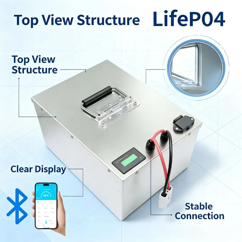แบตเตอรี่ลิเธียมไอออน LiFePO4  - 72V 60Ah Lifepo4 Battery Pack บทวิจารณ์และราคา